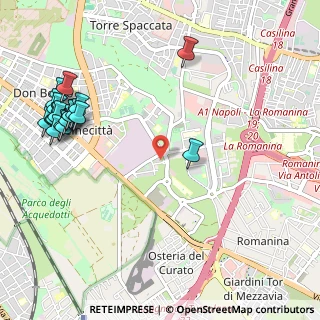 Mappa Via Riccardo Guruzian, 00173 Roma RM, Italia (1.4515)