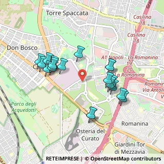 Mappa Via Riccardo Guruzian, 00173 Roma RM, Italia (0.945)