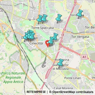 Mappa Via Walter Procaccini, 00173 Roma RM, Italia (2.02083)