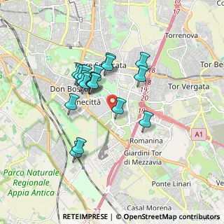 Mappa Via Walter Procaccini, 00173 Roma RM, Italia (1.54611)