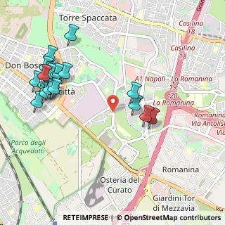 Mappa Via Walter Procaccini, 00173 Roma RM, Italia (1.274)