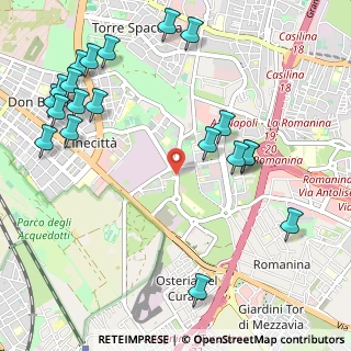 Mappa Via Walter Procaccini, 00173 Roma RM, Italia (1.4245)