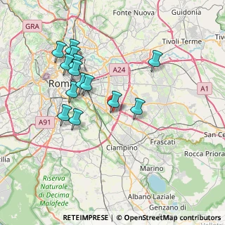 Mappa Via Walter Procaccini, 00173 Roma RM, Italia (7.67786)