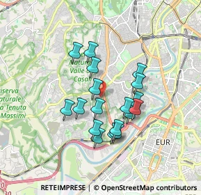 Mappa Via Alberese, 00149 Roma RM, Italia (1.51556)