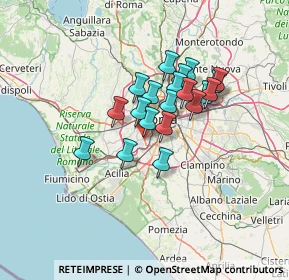 Mappa Via Alberese, 00149 Roma RM, Italia (10.4525)