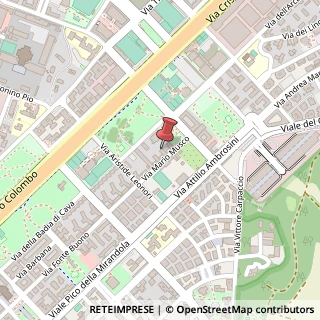 Mappa Via Mario Musco, 5, 00147 Roma, Roma (Lazio)