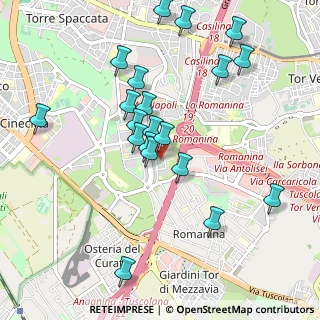 Mappa Via Libero Leonardi, 00173 Roma RM, Italia (1.052)