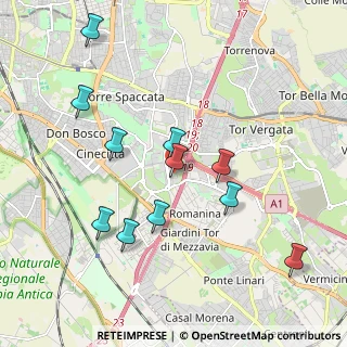 Mappa Via Libero Leonardi, 00173 Roma RM, Italia (2.08818)