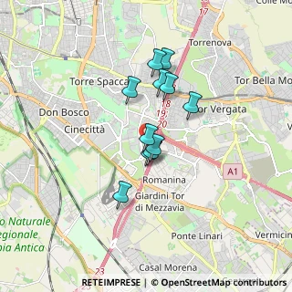 Mappa Via Libero Leonardi, 00173 Roma RM, Italia (1.32364)