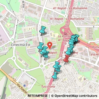 Mappa Via Libero Leonardi, 00173 Roma RM, Italia (0.455)