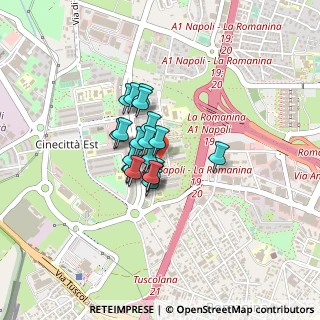 Mappa Via Libero Leonardi, 00173 Roma RM, Italia (0.267)