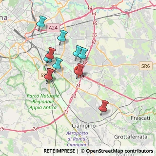 Mappa Via Libero Leonardi, 00173 Roma RM, Italia (3.52364)