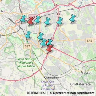 Mappa Via Libero Leonardi, 00173 Roma RM, Italia (3.54692)