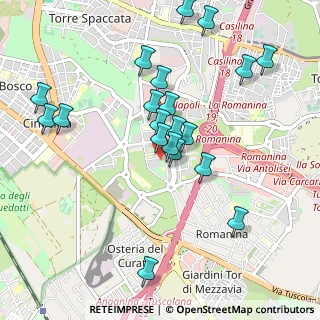 Mappa Via Pietro Marchisio, 00173 Roma RM, Italia (1.0365)