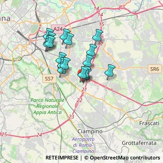 Mappa Via Pietro Marchisio, 00173 Roma RM, Italia (3.16778)