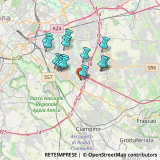 Mappa Via Pietro Marchisio, 00173 Roma RM, Italia (3.06214)