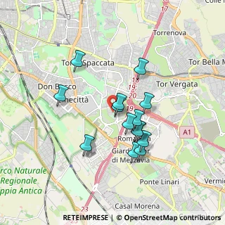 Mappa Via Pietro Marchisio, 00173 Roma RM, Italia (1.54571)