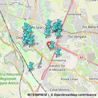 Mappa Via Pietro Marchisio, 00173 Roma RM, Italia (1.803)