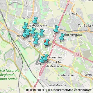 Mappa Via Pietro Marchisio, 00173 Roma RM, Italia (1.68786)