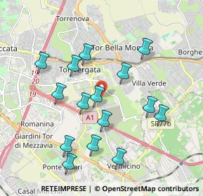 Mappa Via Antonio Carpenè, 00133 Roma RM, Italia (2.01267)