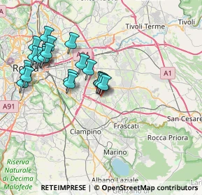 Mappa Via Antonio Carpenè, 00133 Roma RM, Italia (8.16)