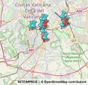 Mappa Via Laurentina, 00145 Roma RM, Italia (3.21)