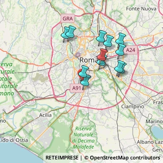 Mappa Lungotevere della Magliana, 00146 Roma RM, Italia (7.09083)