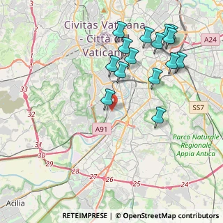 Mappa Via Bagno a Ripoli, 00146 Roma RM, Italia (4.686)