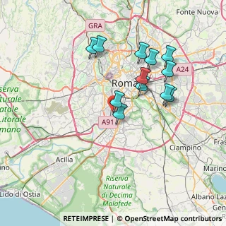 Mappa Via Bagno a Ripoli, 00146 Roma RM, Italia (7.20583)