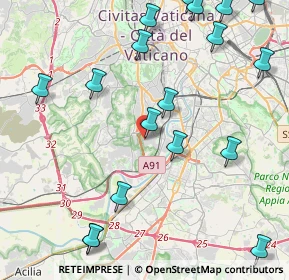 Mappa Via Enrico Medi, 00149 Roma RM, Italia (5.75222)