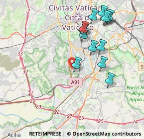 Mappa Via Enrico Medi, 00149 Roma RM, Italia (4.29923)