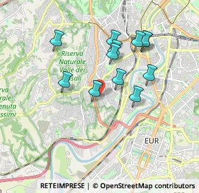 Mappa Via Enrico Medi, 00149 Roma RM, Italia (1.735)