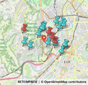 Mappa Via Enrico Medi, 00149 Roma RM, Italia (1.3895)