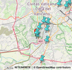 Mappa Via Lamporecchio, 00149 Roma RM, Italia (4.89231)