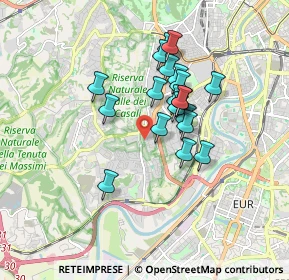 Mappa Via Lamporecchio, 00149 Roma RM, Italia (1.443)