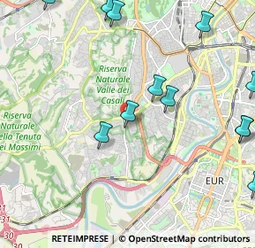 Mappa Via Lamporecchio, 00149 Roma RM, Italia (2.85833)