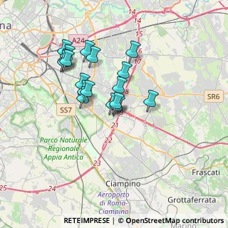 Mappa Via Terzilio Cardinali, 00173 Roma RM, Italia (3.26222)
