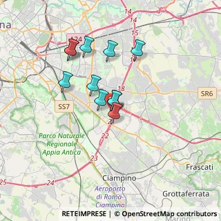 Mappa Via Terzilio Cardinali, 00173 Roma RM, Italia (2.98182)