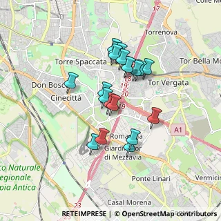 Mappa Via Terzilio Cardinali, 00173 Roma RM, Italia (1.493)