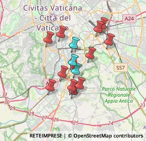 Mappa Piazza Silvio d'Amico, 00145 Roma RM, Italia (2.96071)