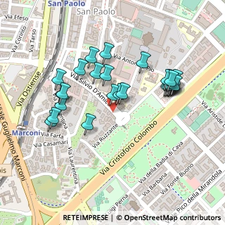 Mappa Piazza Silvio d'Amico, 00145 Roma RM, Italia (0.23462)