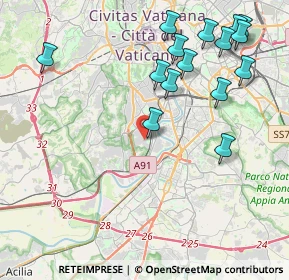 Mappa Via Enrico Mizzi, 00149 Roma RM, Italia (5.06733)