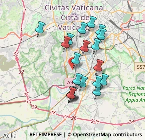 Mappa Via Enrico Mizzi, 00149 Roma RM, Italia (3.339)