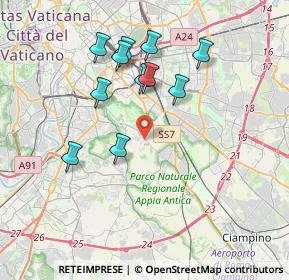 Mappa Via Caetana, 00178 Roma RM, Italia (3.72727)