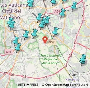 Mappa Via Caetana, 00178 Roma RM, Italia (5.579)