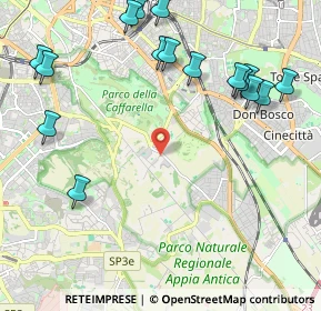 Mappa Via Caetana, 00178 Roma RM, Italia (2.79563)