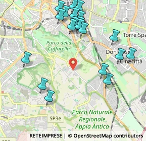 Mappa Via Caetana, 00178 Roma RM, Italia (2.502)