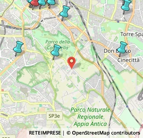 Mappa Via Caetana, 00178 Roma RM, Italia (3.71071)