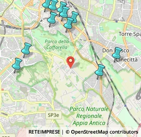 Mappa Via Caetana, 00178 Roma RM, Italia (2.74545)