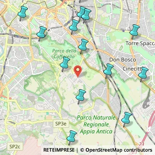 Mappa Via Caetana, 00178 Roma RM, Italia (3.02429)
